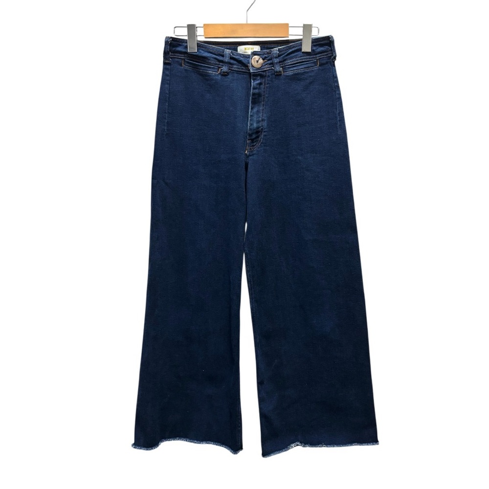 Maeve by Anthropologie Dark Wash Wide Leg Jeans